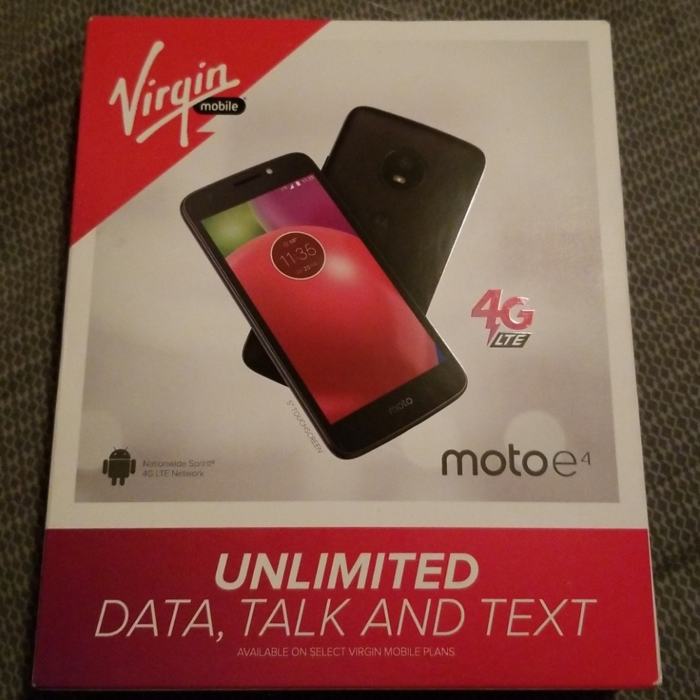 Brand new virgin mobile phone